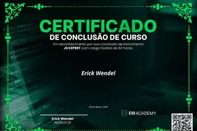 Certificado de Conclusão:
